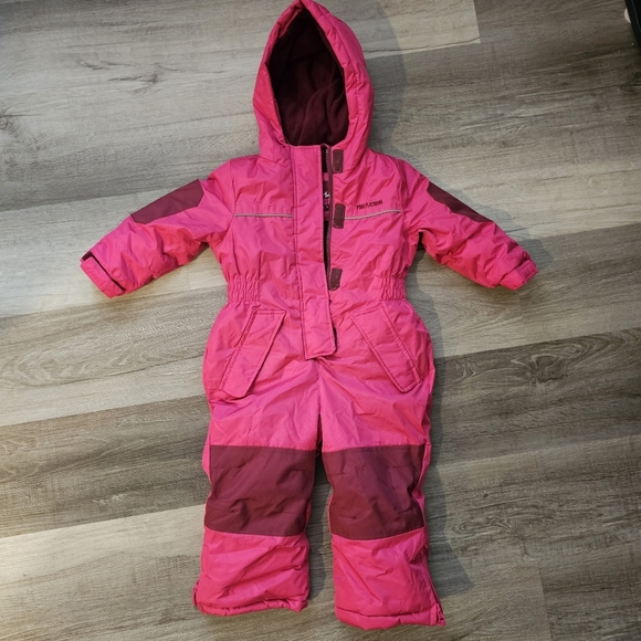 Pink Platinum Advance Hooded Snowsuit 2T Girls